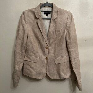 Banana Republic Tan Linen Blazer, 10